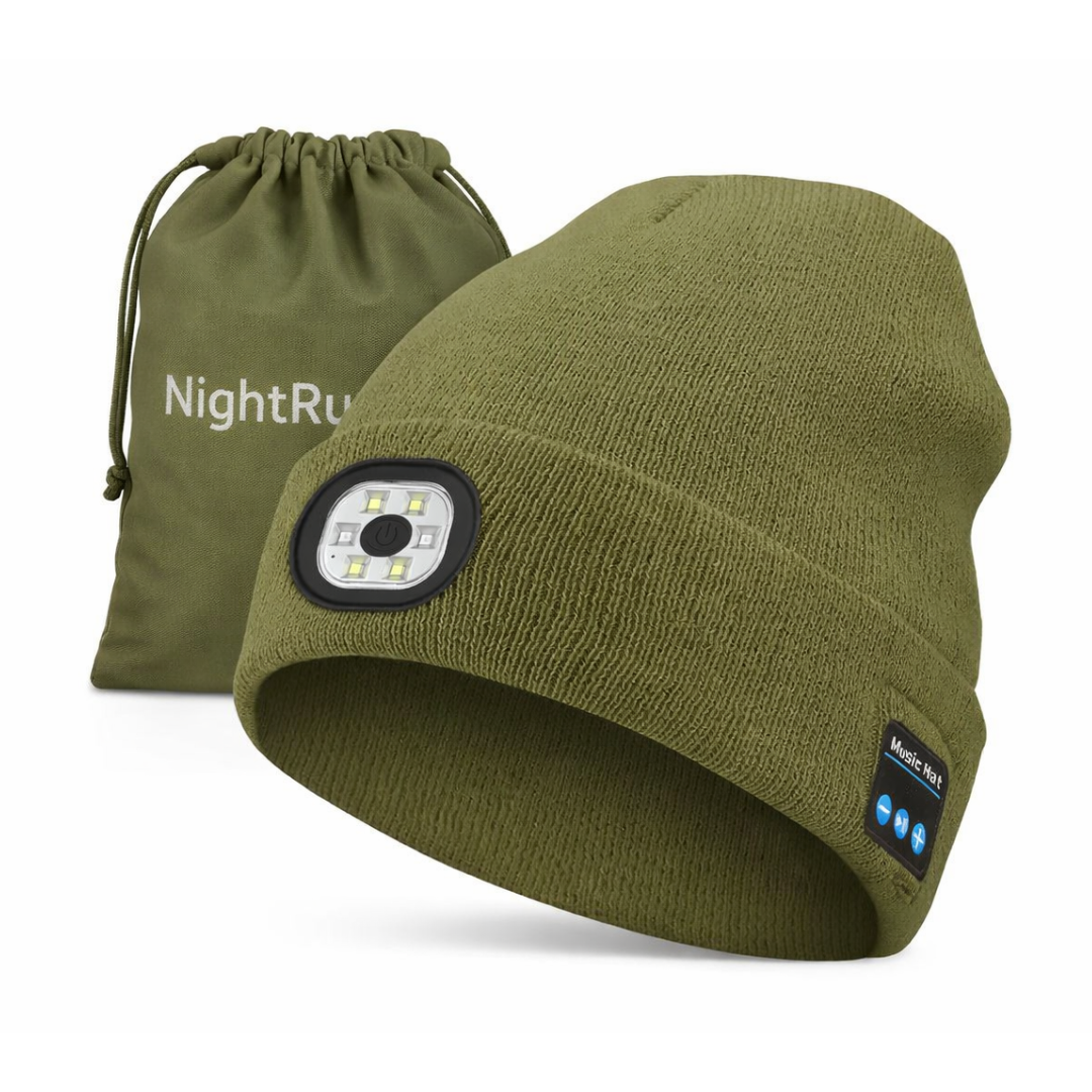 Gorro con Bluetooth y Luz