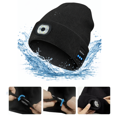 Gorro con Bluetooth y Luz